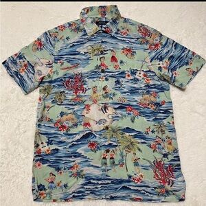 Polo Ralph Lauren Short Sleeve Hawaiian Casual Button-Down Shirts for Me…